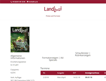Tablet Screenshot of media.landlust.de