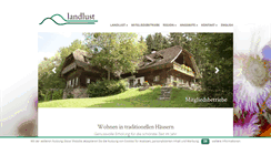Desktop Screenshot of landlust.at